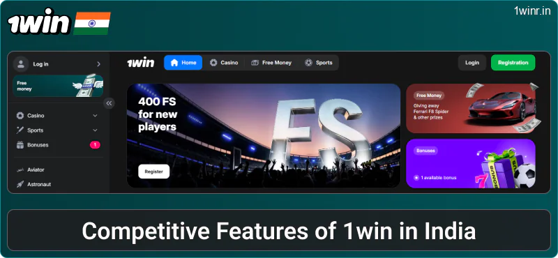 1win India Casino Features